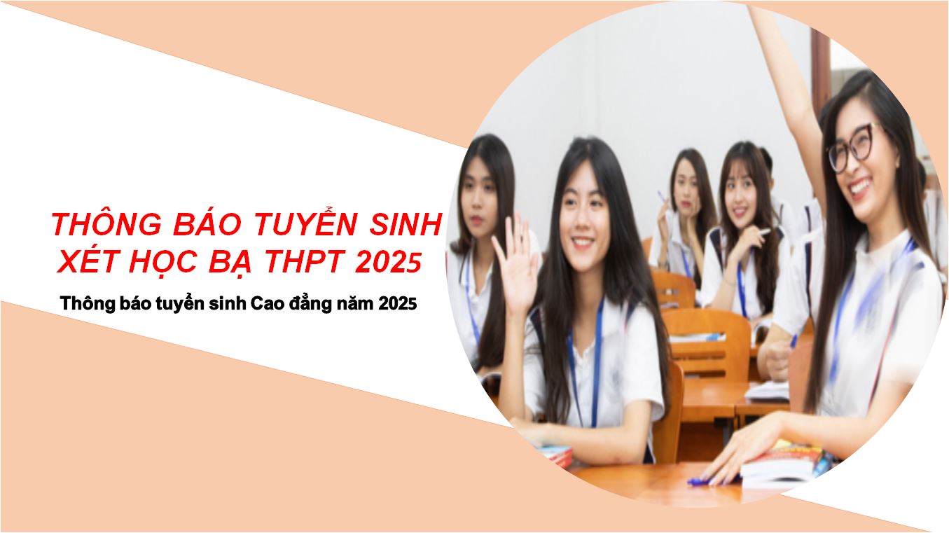 Thông báo tuyển sinh Cao đẳng năm 2025